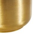 thumbnail image 4 of CosmoLiving by Cosmopolitan 9", 7", 6"H Gold Metal Planter (3 Count), 4 of 13