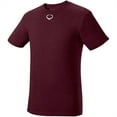 thumbnail image 3 of Evoshield Men's Blended Baseball T-Shirt Maroon S, 3 of 3