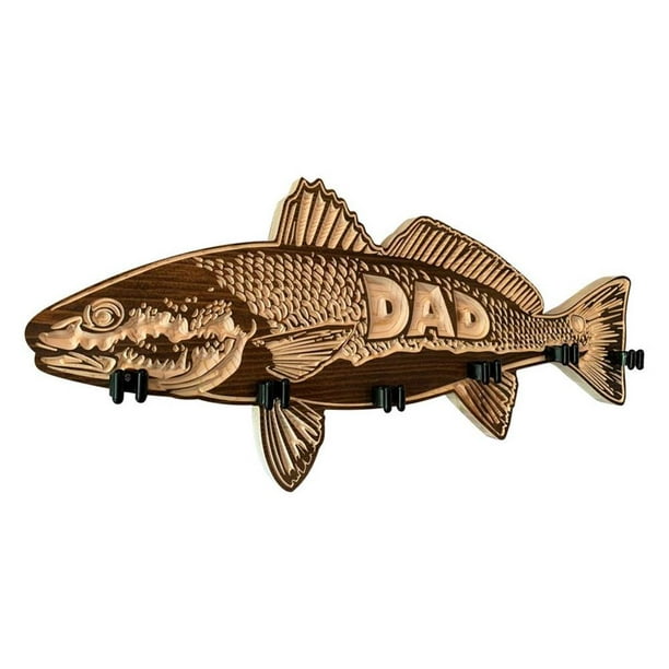 Fishing Rod Holder Wall-mounted Wooden Rod Holder Fishing Rod Fishing Rod  Holder Holder Rod Rod Holder Holder Rod Fishing Rod Rack Gifts for Dad 