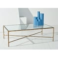 thumbnail image 2 of SAFAVIEH Couture Jessa Glam Metal Coffee Table, Brass, 2 of 8