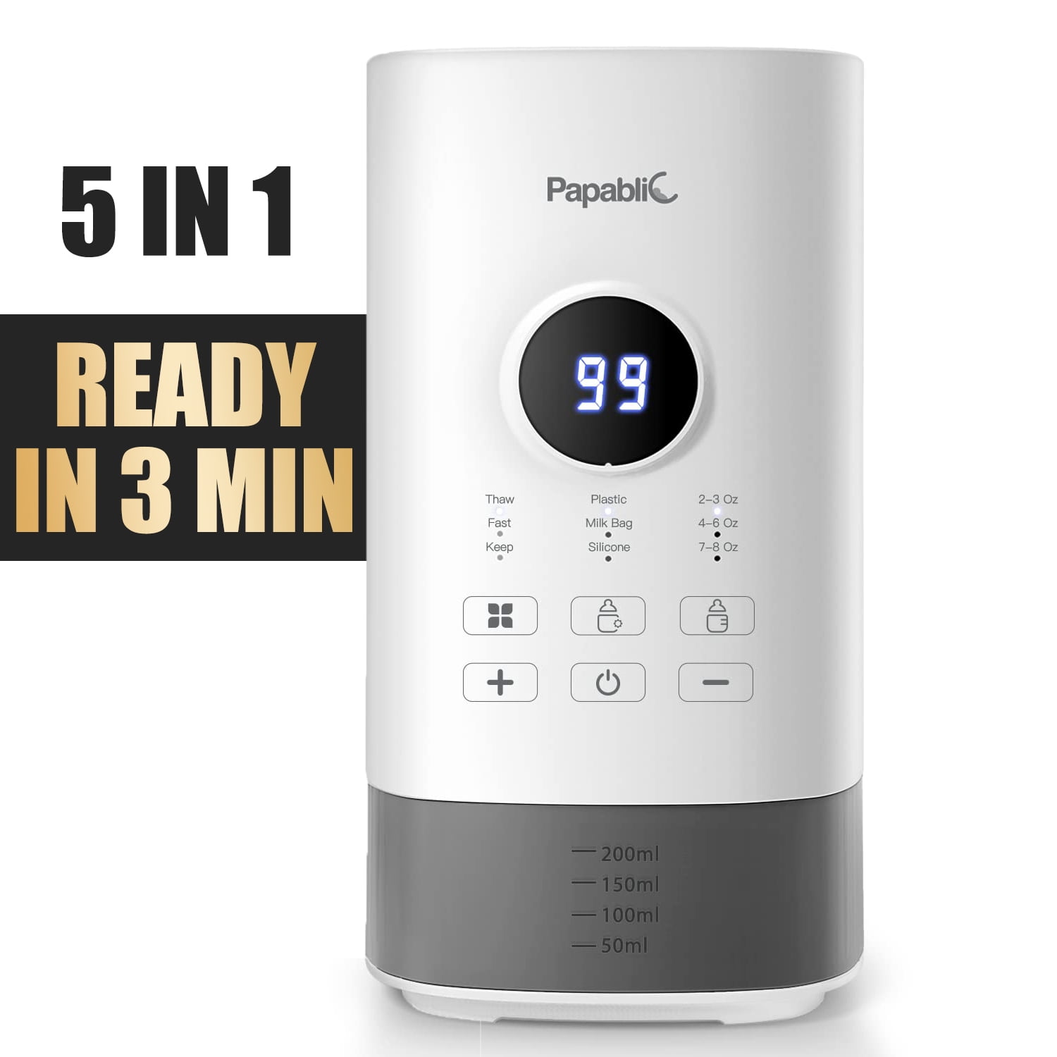 Papablic Baby Bottle Warmer Pro for Breastmilk with Unique Prevent