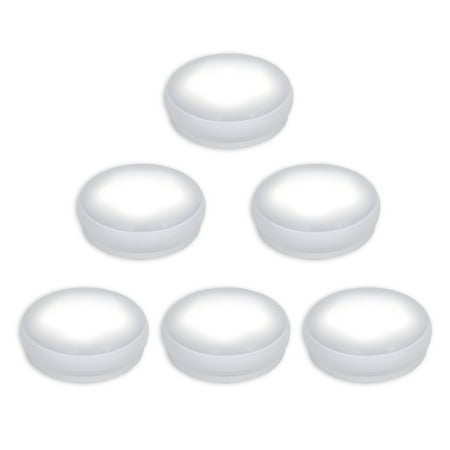 

Great Value 6-Pack Battery Operated Touch Activated LED Light White Light Bulb Included