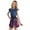 Navy Blue, variant on iEFiEL Kids Girls Summer A-line Dress Denim Bodice Floral Print Dress Navy Blue 5