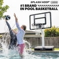 thumbnail image 2 of GoSports Splash Hoop LEGEND Pool Basketball Hoop Game with Water Weighted Base, Adjustable Height, and Regulation Steel Rim - Black, 2 of 6