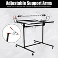 thumbnail image 3 of Adjustable Auto Bumper Repair Stand with Wheels, Holds Plastic Car Bumper Covers for Automotive Bodyshop Repair - Multiple Angles, 5 Locking Positions, 3 of 7