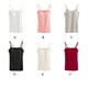 thumbnail image 4 of Minnieouse Tops de mujer, vestido deportivo para niñas, chaleco deportivo acolchado, camisola de Yoga de Color sólido de verano sin anillo de acero, Prendas para la parte del cuerpo Negro XXL Minnieouse AP011310-20B, 4 of 6