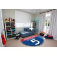 thumbnail image 2 of Tapis amusant pour enfant Panneau Autoroute 5 multicolore nylon, 2 of 2