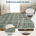 thumbnail image 4 of Hasoo 8' x 10' Area Rug for Living Room Washable Modern Plaid Non Slip Non Shedding Neutral Indoor Decor Carpet, Green, 4 of 6