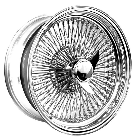 Standard Single Wire 20'' Wheel 20X8 inch, Chrome Silver