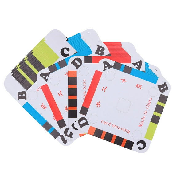 OUNONA  60 Pcs Multiplication and Division Flash Cards Woven