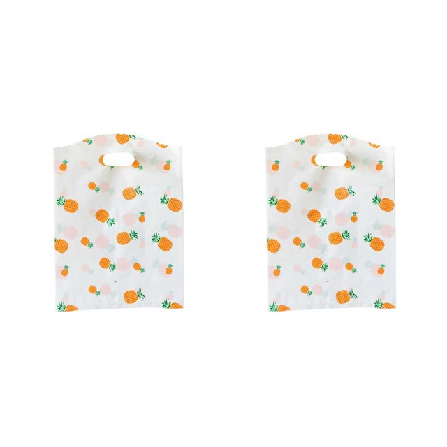 Yuarrent 50 Uds. De bolsas de regalo con asas, estuches de plástico, bonito paquete de cumpleaños DIY, estuche de Navidad, adornos, joyería Type1 NO1