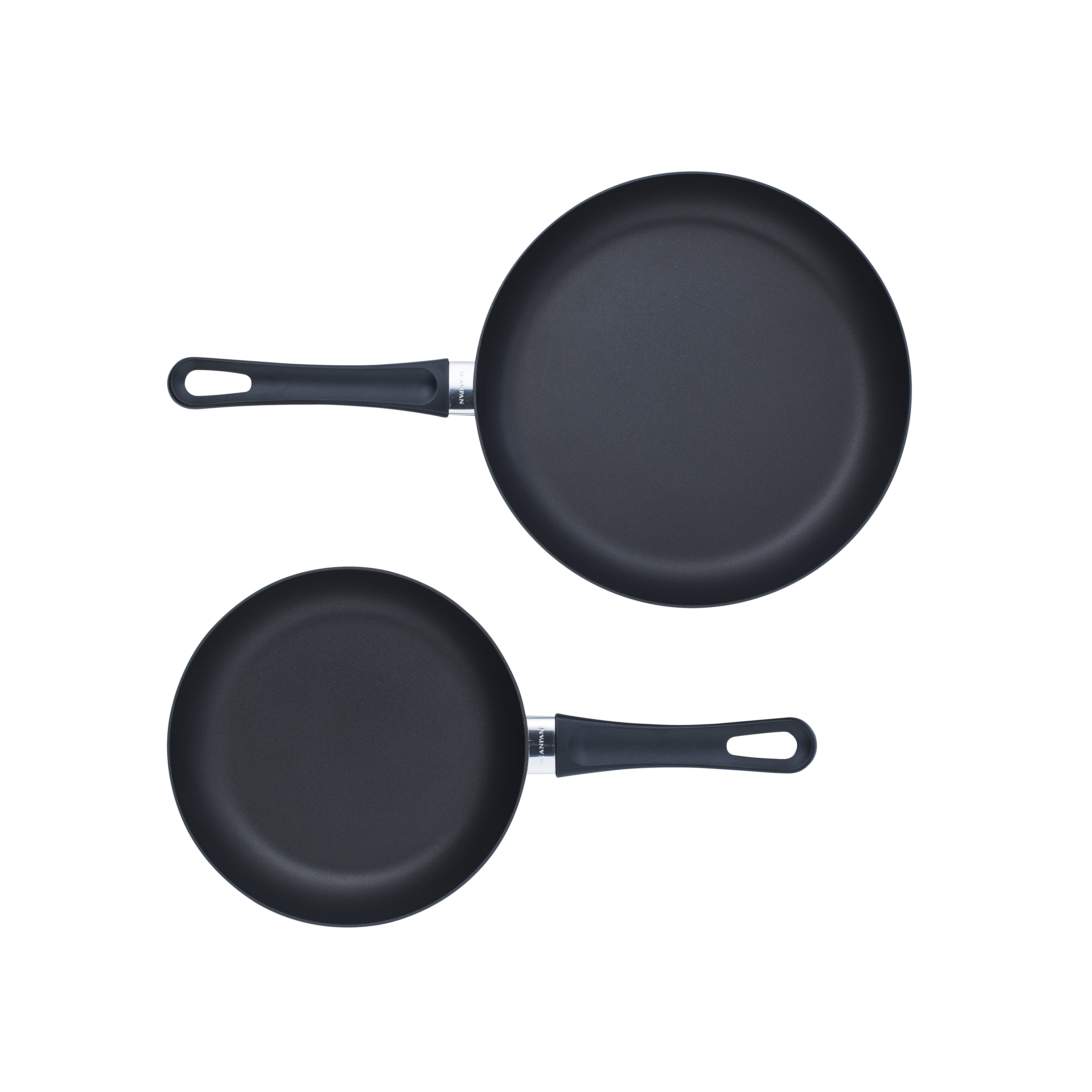 10.25 & 12.5-inch Scanpan Classic Nonstick Fry Pan Skillet Set with Lids 