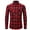 Red, variant on Honeeladyy Mens T Shirts,Men Casual Fashion Printing Turn-down Collar Long Sleeve Breathable Shirt Blouse Tops