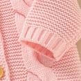 thumbnail image 5 of White Cardigan Toddler Girls Oversized Cardigan Sweaters Kids Fashion Open Front Long Sleeve Knit Sweater 5-14 Years School Uniform Sweater, 5 of 9