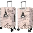 thumbnail image 2 of Travel Luggage Cover Suitcase Protector Fits 18-32 Inch Luggage Wheel Covers Patterned Travel Related Items Flower Luggage Protector Elastic Luggage Anti-scratch Suitcase Cover L, 2 of 6