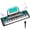 Black-1, variant on Redsmile 61 Key Piano Keyboard Kit with Music Sheet Stand, Stool, Headphones, Microphone, 200 Tones & Rhythms