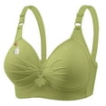thumbnail image 2 of Ayfxijin Bras for Women No Underwire,Woman's Wireless Bra Printing Gathered Together Large Size Daily Bra Underwear, 2 of 8