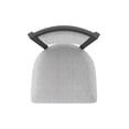 thumbnail image 3 of 870 Hadleigh 36" Swivel Bar Stool with Pewter Finish and Graph Alpine Seat and Back, 3 of 5