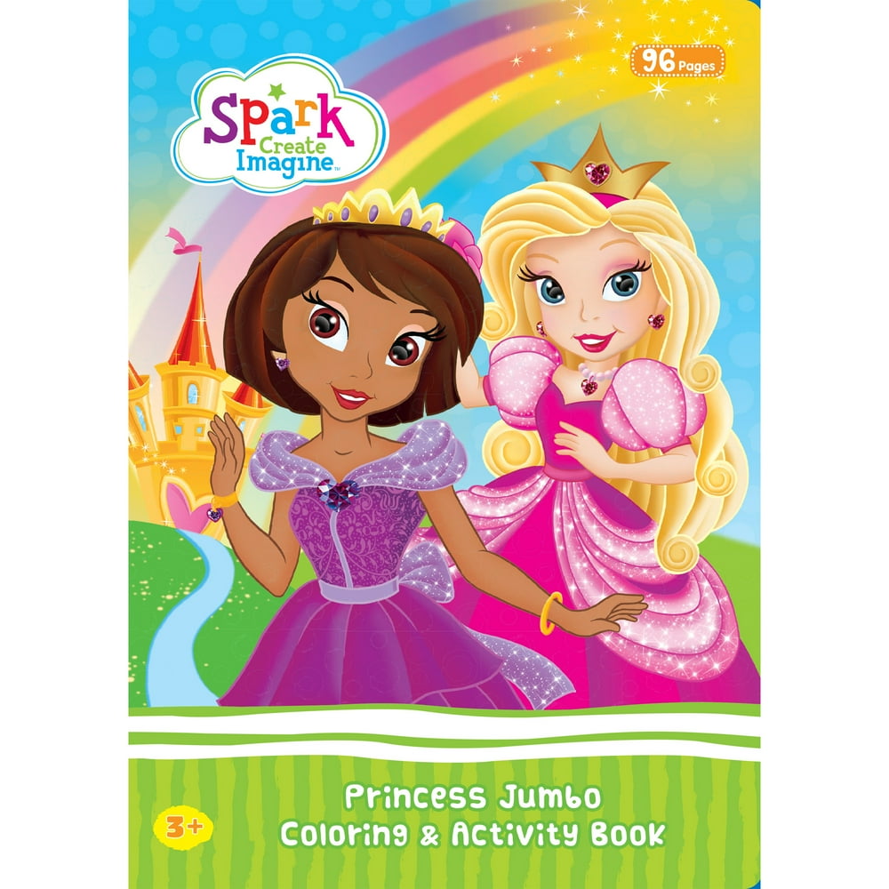 Princess Jumbo Coloring & Activity Book,