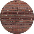 thumbnail image 1 of Ahgly Company Machine Washable Indoor Round Traditional Tomato Red Area Rugs, 4' Round, 1 of 7