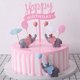 thumbnail image 1 of 2 Pieces Elephant Figure Cake Topper Cake Decoration Cake Decoration Cake Decoration Decorative Figu Afortunado Sencillez, 1 of 1