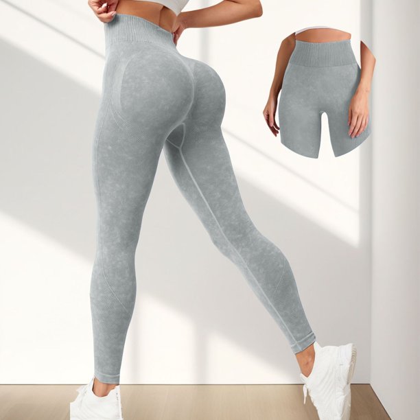 WILLBEST Pantalones de Yoga de Cintura Alta para Mujer, Mallas Sin Costuras para Hacer Ejercicio En El Gimnasio, Correr, Ciclismo, Fitness, Ropa Deportiva Elástica Y Cómoda. Grande