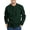 DarkGreen, variant on GENTS BLISS Henley Sweatshirts for Men Long Sleeve Crew Neck Men Sweatshirts Casual Pullover Tops with Pocket