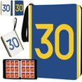 thumbnail image 1 of Álbum para tarjetas de baloncesto KivolFun #30, 900 bolsillos, azul, 1 of 7