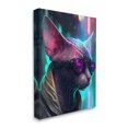thumbnail image 3 of Stupell Industries Sphynx Cat Futuristic Cyber Style Animals & Insects Painting Gallery Wrapped Canvas Print Wall Art, 3 of 5