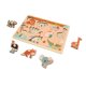 thumbnail image 1 of Tablero de rompecabezas con clavijas de madera capacidad de reconocimiento de entretenimiento tablero de rompecabezas con clavijas patrones de animales del zoológico para la ANGGREK Otros, 1 of 8