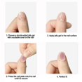 thumbnail image 4 of Press-on Nails Short/medium - Glue-on Nails For Women - Fake Nails With Glue, 4 of 5