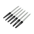 thumbnail image 5 of Unique Bargains 6 Pcs Double-sided Stainless Steel Nail Files Black, 5 of 7