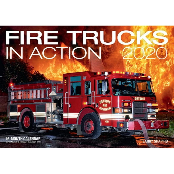 Fire Trucks in Action 2020 Calendar