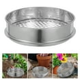 thumbnail image 2 of Dirt Garden Sieve Soil Sifter Stainless Rocks Compost Sifting Pan Round Soil Sand Sieve Soil Riddle Soil Filter for Gravel Soil Sand, 2 of 7