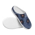 thumbnail image 3 of Daiia Sunflowers Print Women’s Fuzzy Slippers Memory Foam Lightweight House Shoes Cozy Loafer Flannel House Shoes-35/36, 3 of 7