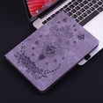 thumbnail image 7 of GSFY Case Compatible with iPad Air 11 inch (M3/M2-2025/2024), iPad Air 10.9 inch 5th Gen 2022/4th Gen 2020, Multi-Angle Viewing PU Leather Protective Cover with Pencil Holder & Pocket, Purple ROSE, 7 of 7
