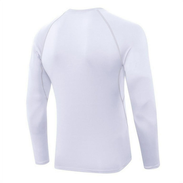 Men's Big and Tall Long Sleeve Moisture Wicking Athletic T-Shirts