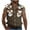 Brown, variant on VBTAPA Cargo Tank Tops for Men with Pockets Sleeveless Button Down Collared Shirts Camouflage Print Outdoor Hiking Fishing Tees Top Limited Time Sales Brown XXL