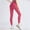 Hot Pink, variant on Workout Clothes for Women, Solid Color Athletic Long Elastic Seamless Hip Lifting High Waisted Trousers Active Fit Womens Trousers Coffee L