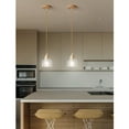 thumbnail image 6 of 5.7 Inch Mini Wood Glass Pendant Light Fixture, Small Modern Farmhouse Pendant Lighting, Vintage Rustic Hanging Lamp, Retro Japanese Style Pendant Light for Over Kitchen Sink Bar Dining Table Bedside, 6 of 9