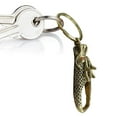 thumbnail image 2 of Dragon Keychain Brass Dragon Head Keychain Handmade Pure Copper Lucky Charm Hanging Pendant Faucet Keychain, 2 of 8