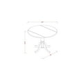 thumbnail image 5 of East West Furniture Dublin 3-Piece Wooden Dining Set in Natural Walnut, 5 of 9
