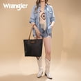 thumbnail image 7 of Wrangler Tote Bag for Women Top Handle Satchel Purse, Black, 7 of 7