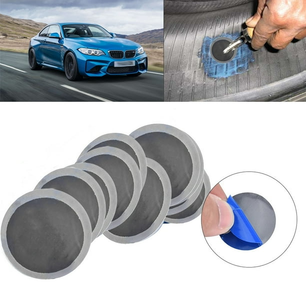 OTVIAP Tire Repair Patch,200Pcs/Box 32mm Car Round Natural Rubber Tire