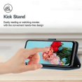 thumbnail image 5 of For Samsung Galaxy S24 S23 S22 + Plus Ultra Phone Case Wallet Case Magnetic With Wrist Strap Kickstand Geometric Pattern Tpu Pu Leather, 5 of 5