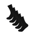 thumbnail image 1 of INSPIRE CHIC Unisex Comfort Blend Athletic Crew Socks 5 Pack, 1 of 5