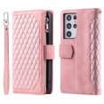 thumbnail image 2 of Feishell Crossbody Wallet Phone Case for Samsung Galaxy S21 Ultra,Luxury PU Leather Magnetic Buckle Zipper Pocket Card Slots Flip Stand Protective Cover with Hand Strap & Shoulder Strap,Rosegold, 2 of 13