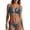 Navy, variant on Women's Brazilian Bikini Set String Triangle Top And Bottom Tie Side Bathing Suit Two Piece For Beach And Pool