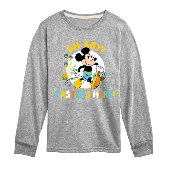 Mickey & Friends - Oh Boy Easters Here - Youth Long Sleeve Graphic T-Shirt