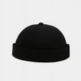 thumbnail image 6 of COCOpeaunt Fashion Solid Color Warm Brimless Hat Men Beanies Winter Autumn Hip Hop Skullcap Street Men Beanie Unisex Melon Cap Women Male, 6 of 6
